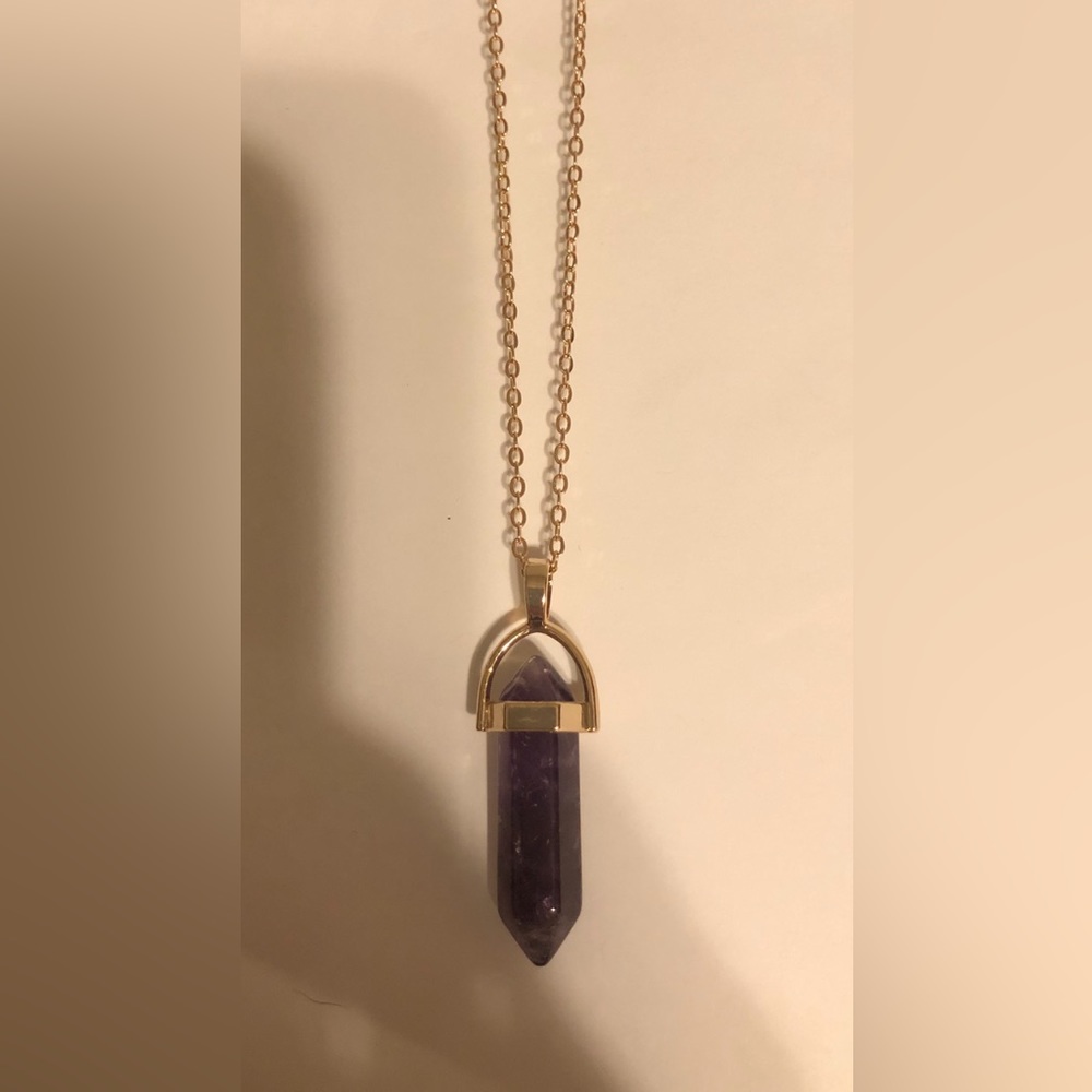 New Amethyst pendant and necklace